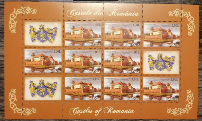 ROMANIA 2008 - CASTELE DIN ROMANiA, MNH - LP 1810, Nestampilat