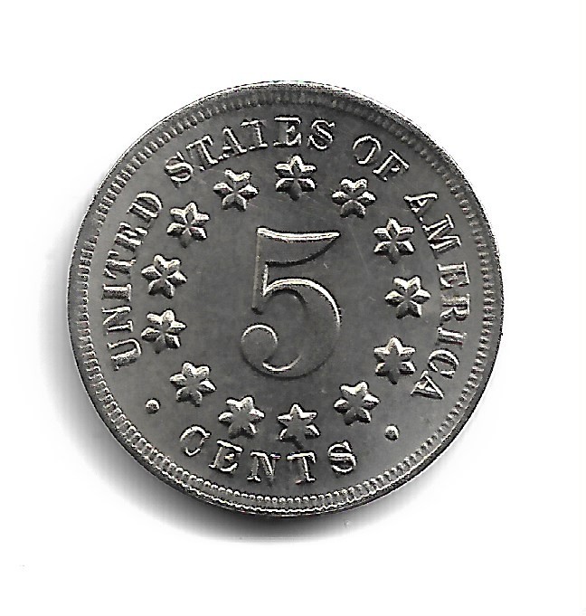 USA Shield FIVE-CENT 1880 - Replica Muzeu