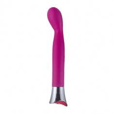 Vibratoare punctul G - Loving Joy Vibrator pentru Punctul G cu 10 Functii din Silicon Violet Conceput pentru Stimularea Punctul G foto