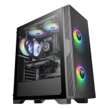 Carcasa Thermaltake Versa T25, Mid-Tower, fara sursa, ATX, Negru