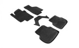 Covorase Cauciuc Premium Tip Tavita VW Jetta 2011-2018, Fara Miros, Negre