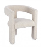 Cumpara ieftin Fotoliu textil crem Arabella 64x56x75 cm