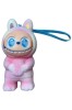 Jucărie interactivă Labubu Squishy, ​​burete moale, roz, 15 cm, Oem