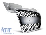 Grila tip RS gri/neagra potrivita pentru Audi TT coupe, cabrio 2006-2014 Performance AutoTuning