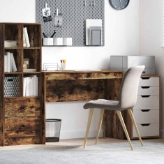 vidaXL Birou Altele Stejar afumat 100 x 40 x 76 cm Lemn compozit 869406