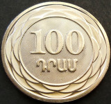 Moneda 100 DRAM - ARMENIA, anul 2003 *cod 1564 = UNC