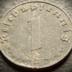 Moneda istorica 1 REICHSPFENNIG - GERMANIA NAZISTA, anul 1943 B * cod 397