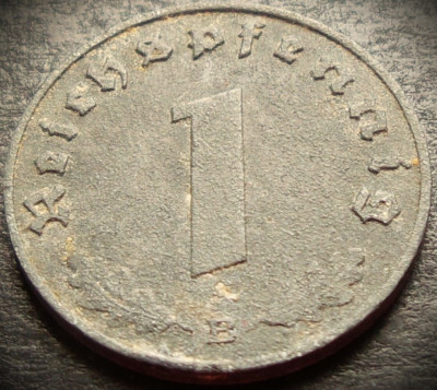 Moneda istorica 1 REICHSPFENNIG - GERMANIA NAZISTA, anul 1943 B * cod 397 foto