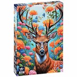 Puzzle Black Sea: Căprioara printre flori &ndash; 500 de piese