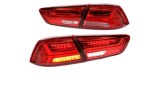 Set lampi spate, stopuri Mitsubishi Lancer 2007-2017, Lancer Evo X 2008-, spate, stanga+dreapta, indicator dinamic; cu animatii; LED; rosu; Tuning;