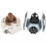 Cumpara ieftin Set jucarii Star Wars Battle Rollers Mattel, 2 piese, Multicolor