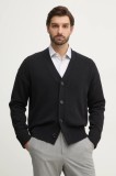 BOSS cardigan din amestec de l&acirc;nă culoarea negru, 50531158