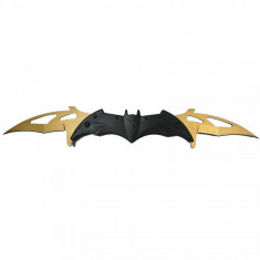 Briceag-cutit, doua taisuri, negru-auriu, Clasic Batman Style, 32 cm foto