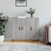 VidaXL Servantă, gri sonoma, 90x34x80 cm, lemn compozit