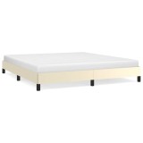 Cumpara ieftin Cadru de pat, crem, 180x200 cm, piele ecologica