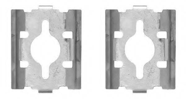 Set accesorii, placute frana PEUGEOT BOXER bus (230P) (1994 - 2002) HELLA 8DZ 355 203-071