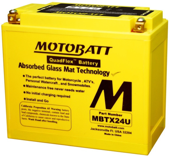 Baterie Moto Motobatt 25Ah 300A 12V MBTX24U