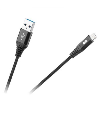 Cablu USB - Lightning 1m REBEL RB-6002-100-B foto
