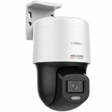 Camera supraveghere miniPT, IP, ColorVu 2MP, lentila 4.0mm, Lumina alba 30m, Audio, PoE, IP66 - HIKVISION DS-2DE2C200SCG-E(F1) SafetyGuard Surveillanc