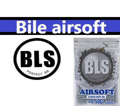 Bile a i r s o f t 6mm 0.50gr- marca BLS 1000 buc foto