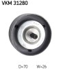 SKF VKM 31280 Rola ghidare/conducere, curea transmisie