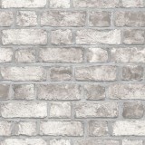 Noordwand Tapet &bdquo;Homestyle Brick Wall&rdquo;, gri și alb murdar