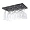 Suport suspendat pentru pahare cu picior Koken, 2x11x25 cm, Plastic/Negru - 4 x Suporturi