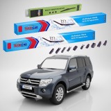 Cumpara ieftin Ștergătoare Mitsubishi Montero, Pajero IV (V80, V90) 2006-2009 | Set Față și Spate Flat Premium &ndash; TeamCar&reg;