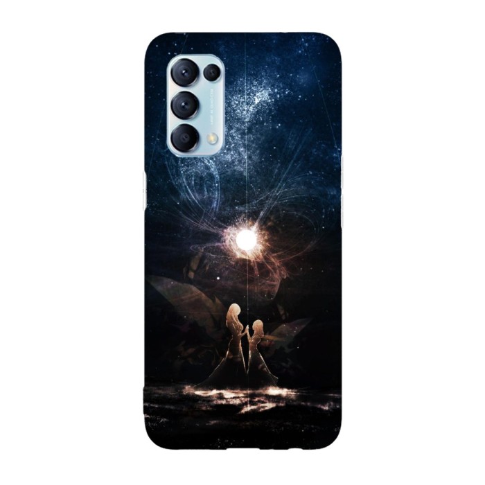 Husa compatibila cu Oppo Find X2 Pro model Magic of the stars, Silicon, TPU, Viceversa