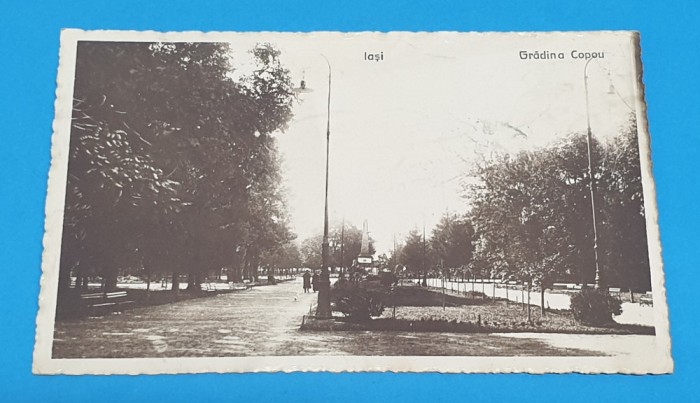 Carte Postala circulata anul 1935 - IASI - Gradina Copou