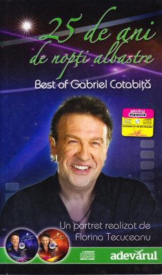 CD Pop: Gabriel Cotabita - 25 de ani de nopți albastre (2 CDuri + carte 48 pag.) foto