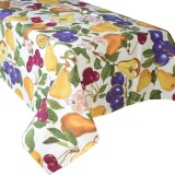 Cumpara ieftin Fata de masa pentru 6 persoane, Fruits, bumbac 100%, 180x150cm, multicolor