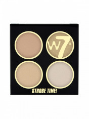 Kit Pentru Bronz Si Iluminare W7 Strobe Time - Vivid Glow foto