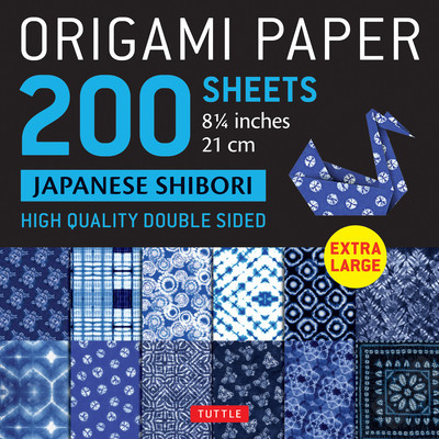 Origami Paper 200 Sheets Japanese Shibori 8 1/4 ( CM): Tuttle Origami Paper: High-Quality Double Sided Origami Sheets Printed with 12 Different Design foto