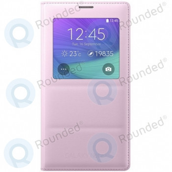 Husa Samsung Galaxy Note 4 S View roz deschis EF-CN910BPEGWW foto