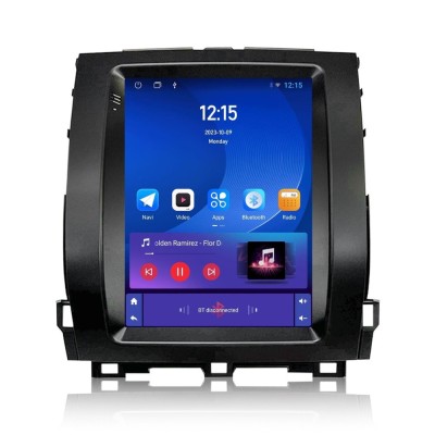 Navigatie dedicata cu Android tip tesla Toyota Land Cruiser Prado J120 2002 - foto