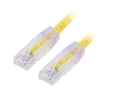 Patch Cord Galben 2m Cat6 LSZH foto