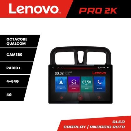 Navigatie Dacia Sandero 2012-2020 var B Lenovo PRO 4+64 13 inch 2K android 4G DSP gps internet a CarStore Technology