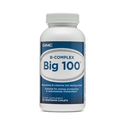 Gnc B-complex Big 100, Complex De Vitamina B, 100 Tb foto