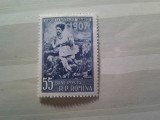 Serie Romania 1957 1 valoare - 1907 - Pictura O.Bancila