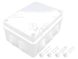 Cutie de conexiuni IP65 albă 110x150x70mm