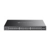 Switch 48 porturi PoE RJ45 Gigabit, 4 x SFP+ 10G, Buget PoE 500W, L2 Management, 1U - TP-Link Omada SG3452XP