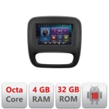 Navigatie Renault Trafic 2014-2017 C-rt09 Octa Core cu Android Radio Bluetooth Internet GPS WIFI 4+32GB CarStore Technology