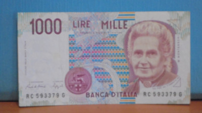 ITALIA - 1990 - 1000 LIRE - a UNC . foto