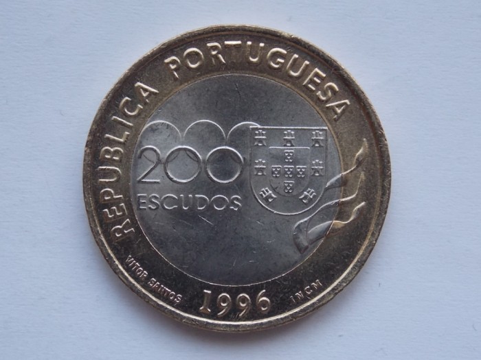 200 ESCUDOS 1996 COMEMORATIVA (XXVI Olympic Games Atlanta)