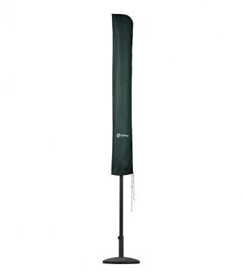 Husa umbrela, Poliester, Verde, 136 x 235/25 cm foto