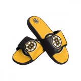 Boston Bruins papuci de bărbați Colorblock Slipper - XL = 46-48 EU