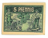 53 - Jeton GERMANIA - 5 Pfenning ( 5 / 3,8 cm ) UNC - 1923