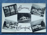 289 - Borsec Vedere multipla ,mozaic / Borszek / carte postala circulata RPR, Fotografie