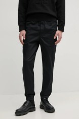 Armani Exchange pantaloni de trening barbati, culoarea negru, neted, XM000039 AF10517